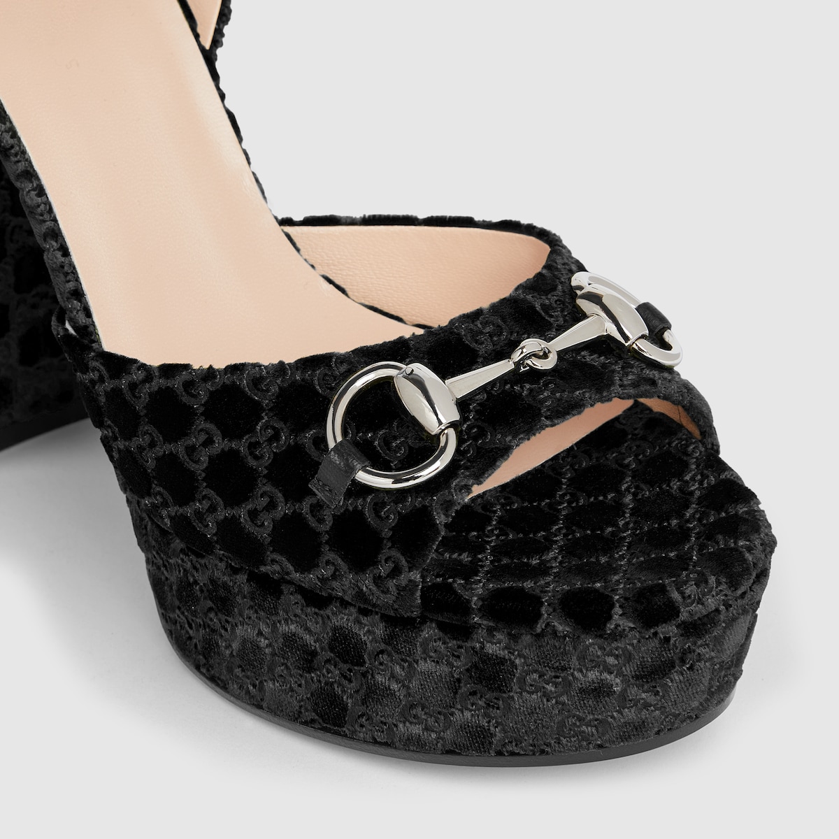 Gucci Women’s platform sandal with Horsebit - Image 3